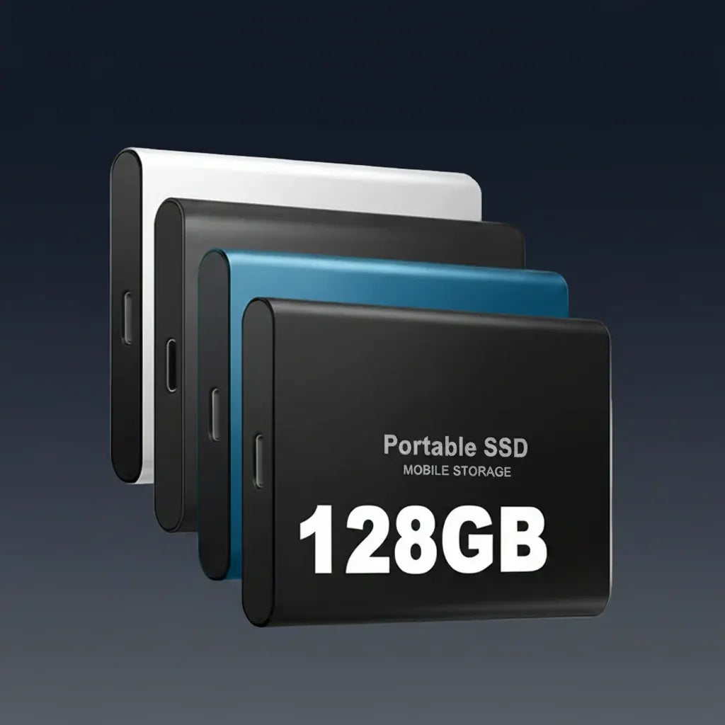 Portable External SSD Drive - Plug & Play USB Storage