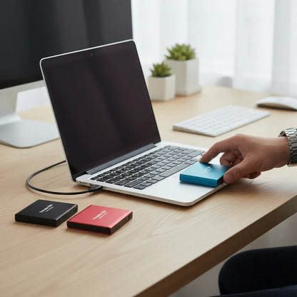 Portable External SSD Drive - Plug & Play USB Storage
