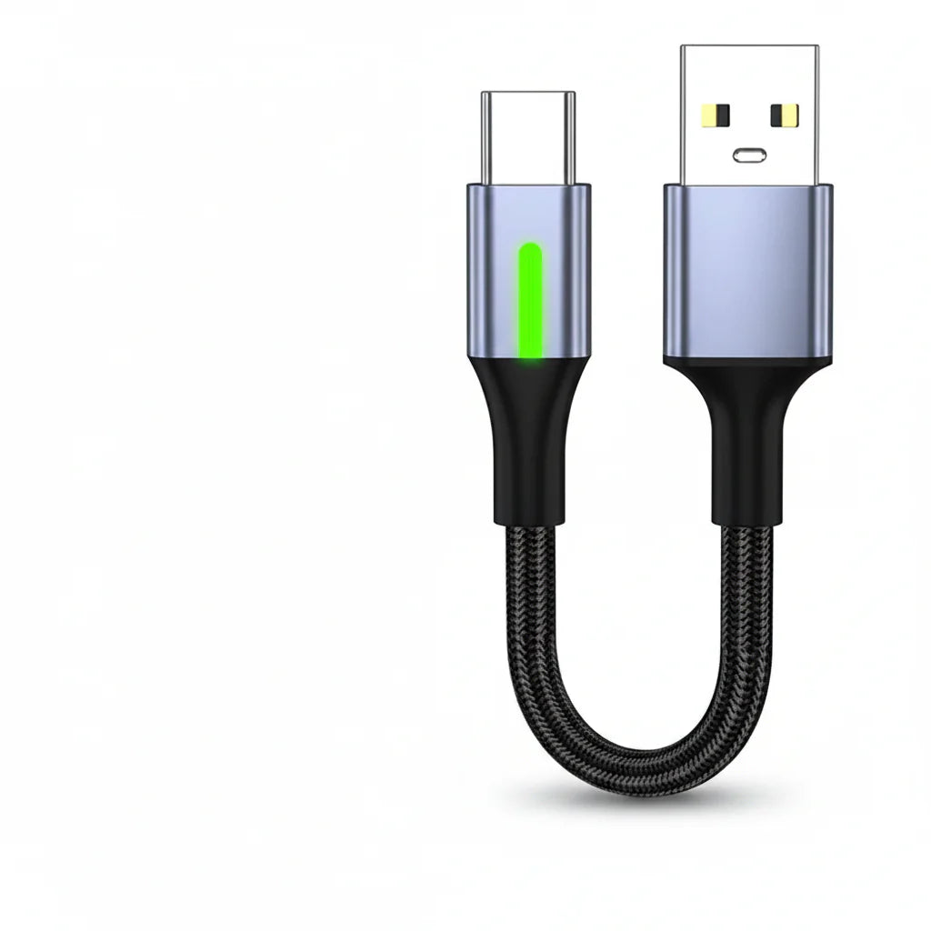 Portable External SSD Hard Drive with Fast Charging 6A USB-C Cable