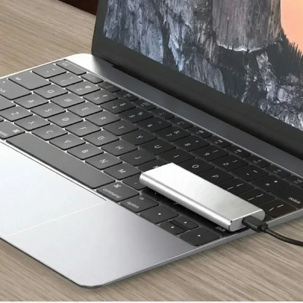 Portable External SSD - Plug and Play High-Speed USB Hard Drive