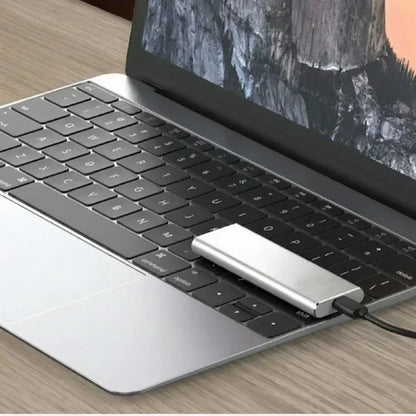 Portable External SSD - Plug and Play High-Speed USB Hard Drive