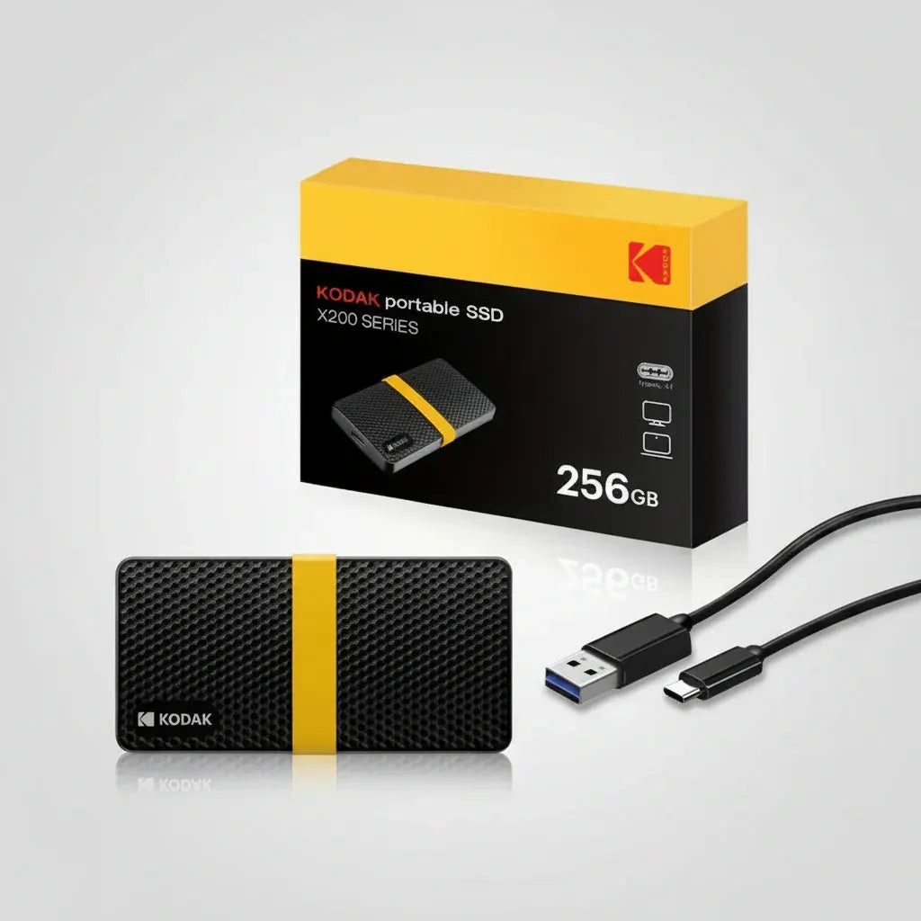 Portable External SSD USB-C Storage Drive for Tablets and Laptops
