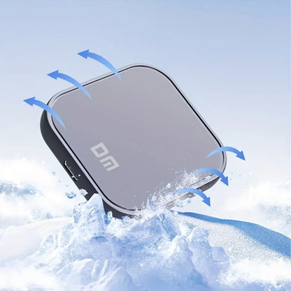 Portable External SSD with Magnetic USB Power Bank Charging Function