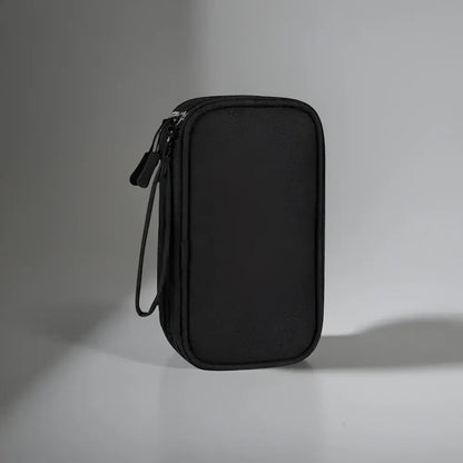 Portable Fabric Travel Case for Electronics Storage & Organization