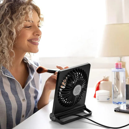 Portable Foldable USB Desktop Clip Fan with Compact Cooling Design