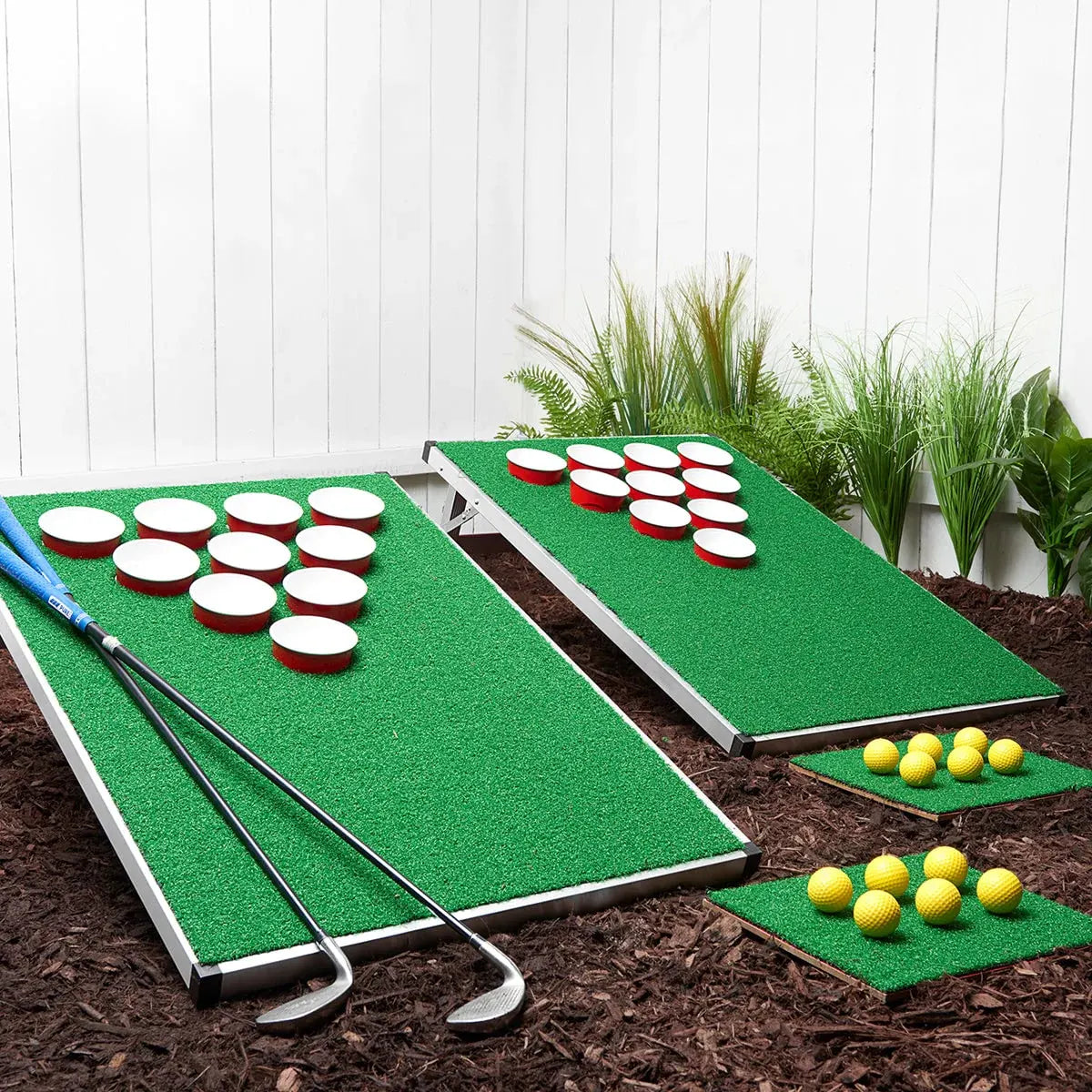 Portable Folding Cornhole Toss Set for Backyard Golf-Style Lawn Games