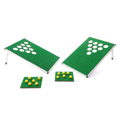 Portable Folding Cornhole Toss Set for Backyard Golf-Style Lawn Games