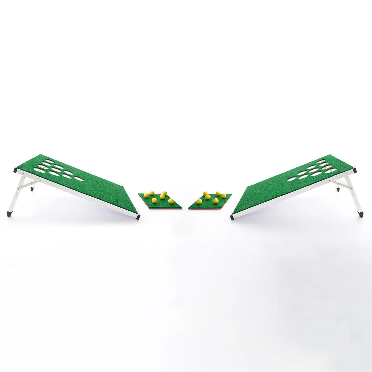 Portable Folding Cornhole Toss Set for Backyard Golf-Style Lawn Games