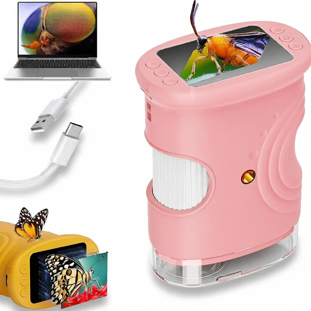 Portable Handheld Digital Microscope 1000x LED Camera for Learning
