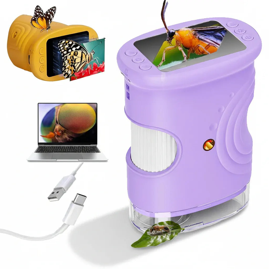 Portable Handheld Digital Microscope 1000x LED Camera for Learning