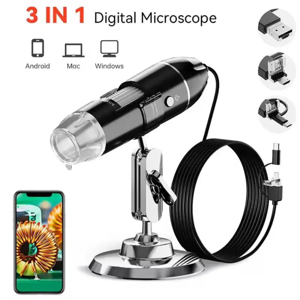 Portable Handheld USB Digital Microscope HD Magnifier for Phones