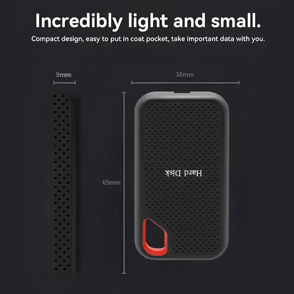 Portable High-Speed SSD External Storage Drive