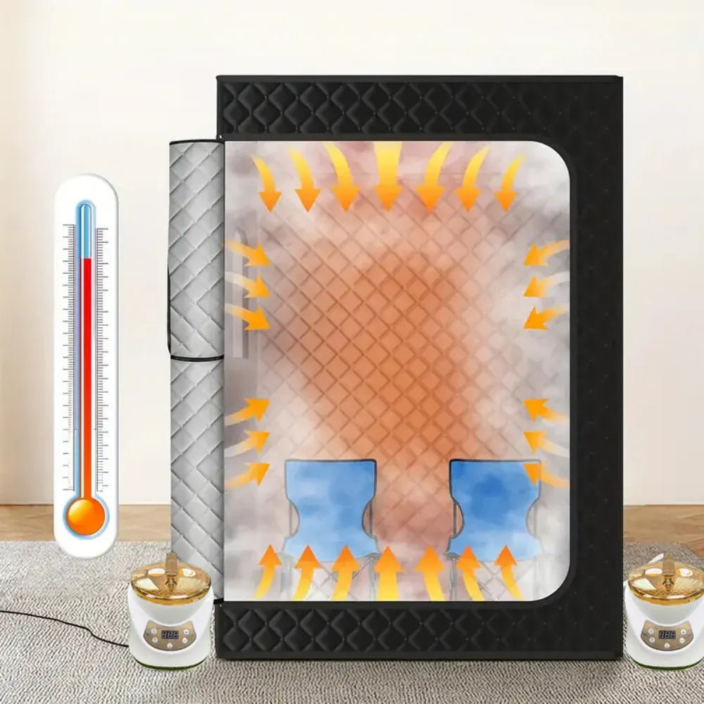 Portable Home Steam Sauna Tent with Adjustable Temperature Chair