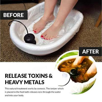 Portable Ionic Foot Detox Spa Basin Unit for Home Use