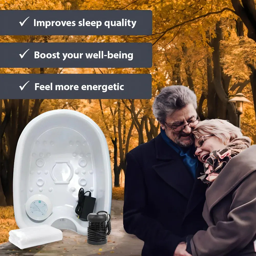 Portable Ionic Foot Detox Spa Basin Unit for Home Use