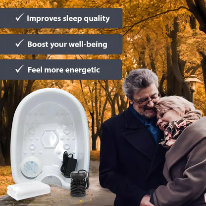 Portable Ionic Foot Detox Spa Basin Unit for Home Use