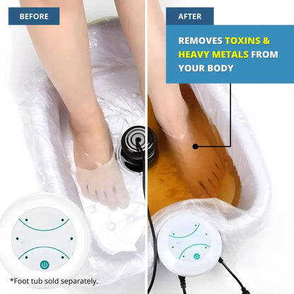 Portable Ionic Foot Detox Spa Basin Unit for Home Use