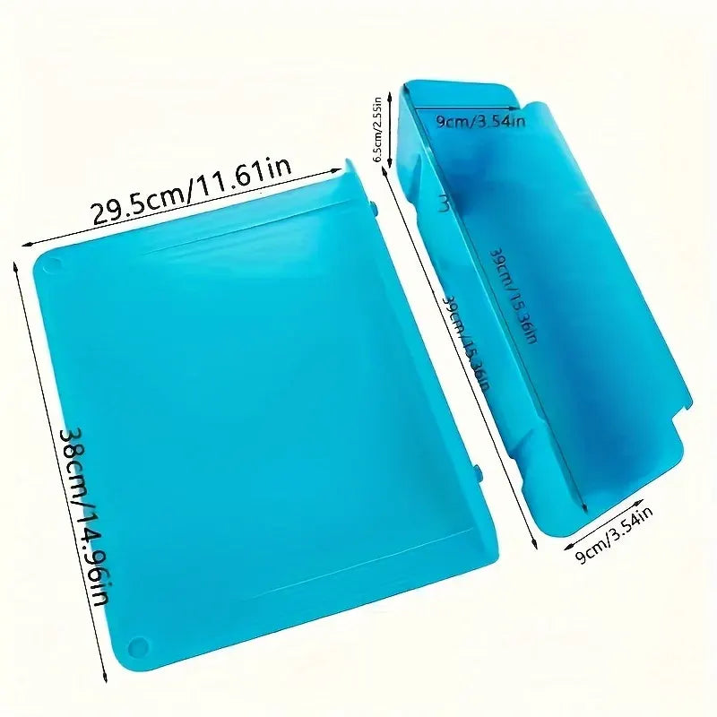 Portable Kitchen Cutting Board 2-in-1 with Built-In Storage Box & Food Container