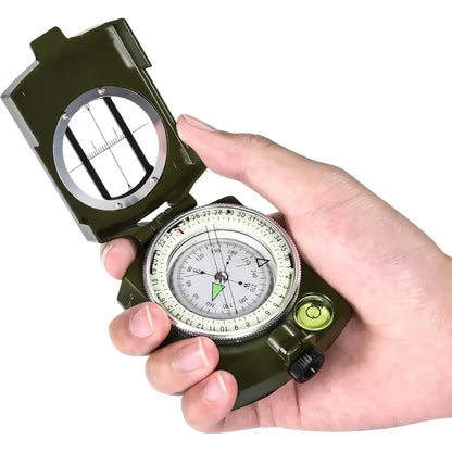 Portable Lensatic Compass for Outdoor Hiking Navigation