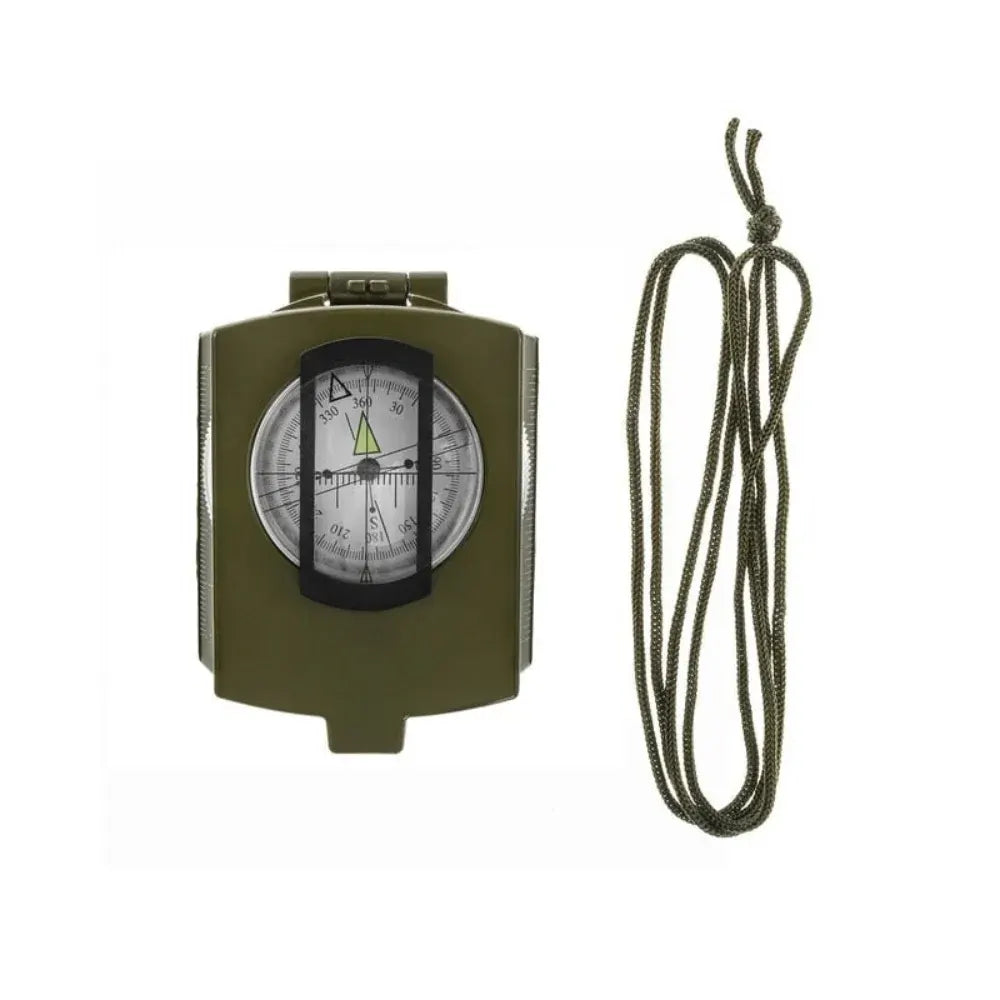 Portable Lensatic Compass for Outdoor Hiking Navigation