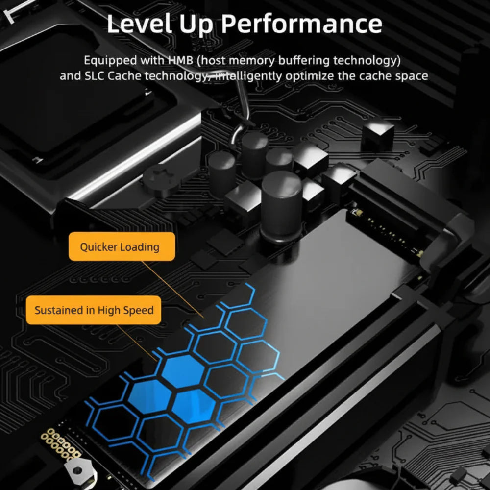 Portable M2 PCIe 3.0 External SSD High-Speed Storage Drive