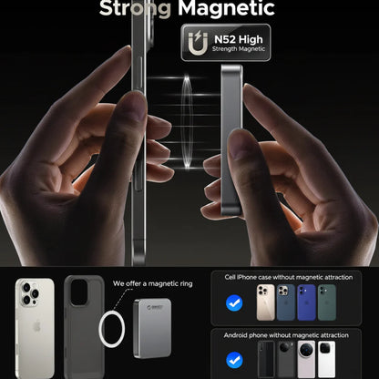 Portable Magnetic SSD External Hard Drive High-Speed Storage 120FPS