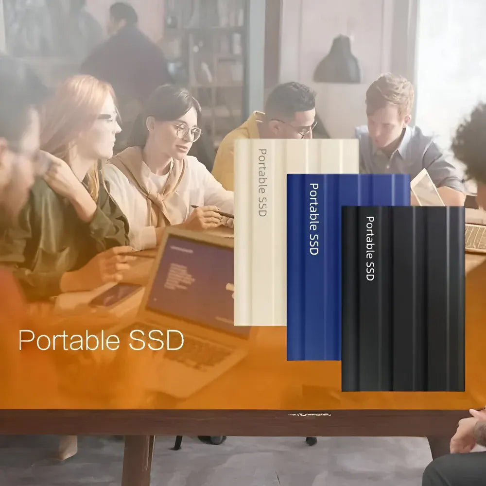 Portable Metal Enclosure External SSD Storage Drive