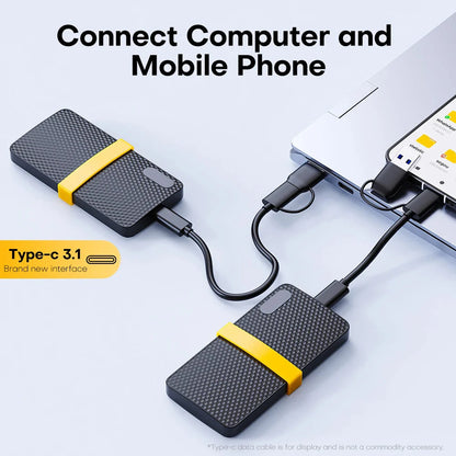 Portable Mini SSD USB 3.1 Type-C External Storage Drive