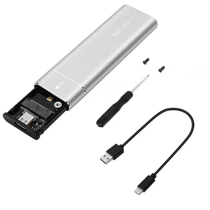 Portable NVMe SSD Enclosure USB 3.0 External Case