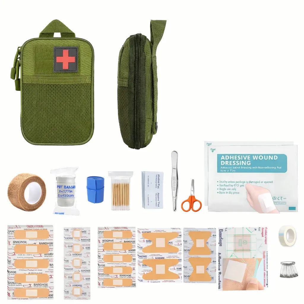Portable Outdoor First Aid Emergency Survival Gear Kit