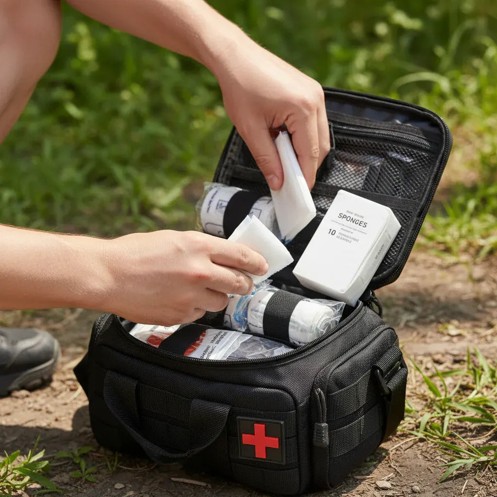 Portable Outdoor First Aid Emergency Survival Gear Kit