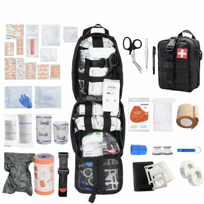 Portable Outdoor First Aid Emergency Survival Gear Kit