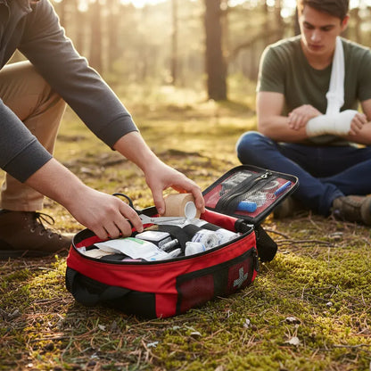 Portable Outdoor First Aid Emergency Survival Gear Kit