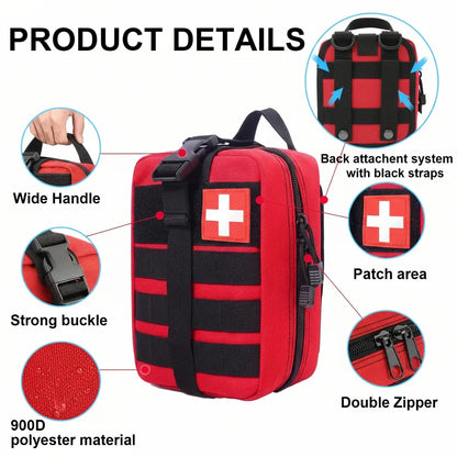 Portable Outdoor First Aid Emergency Survival Gear Kit