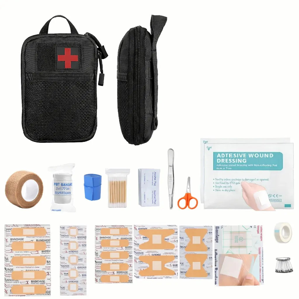 Portable Outdoor First Aid Emergency Survival Gear Kit