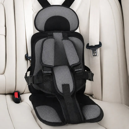 Portable Padded Travel Car Seat with 5-Point Safety Harness