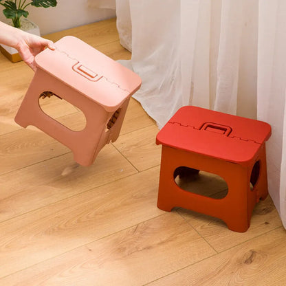 Portable Plastic Folding Step Stool for Home Use