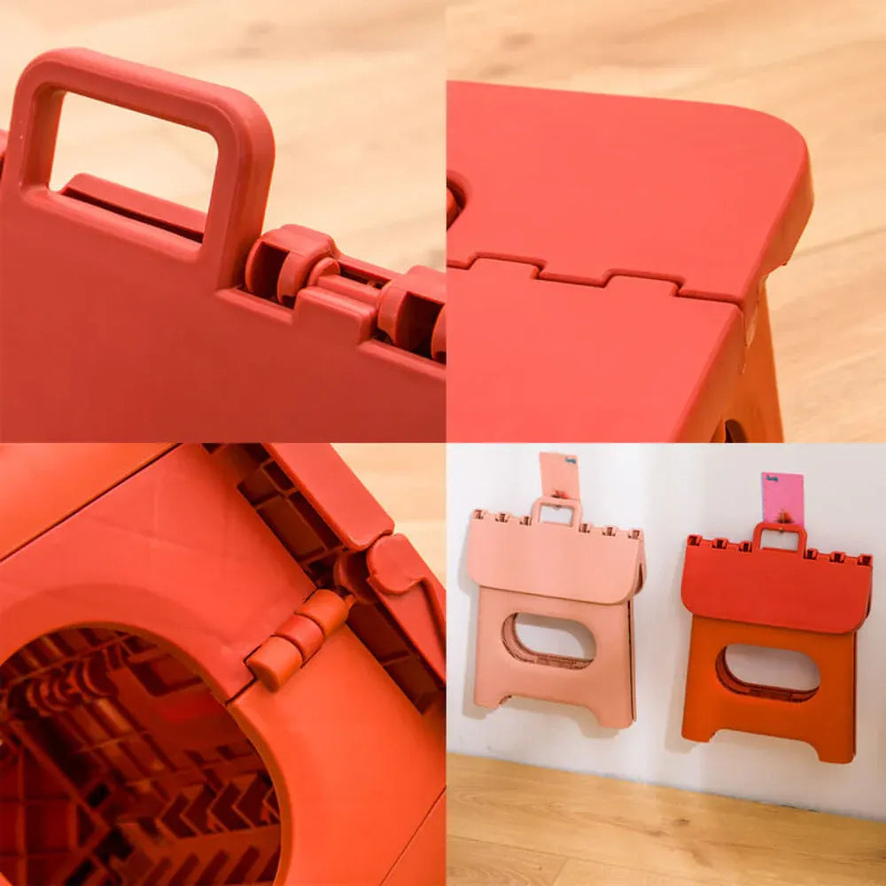 Portable Plastic Folding Step Stool for Home Use