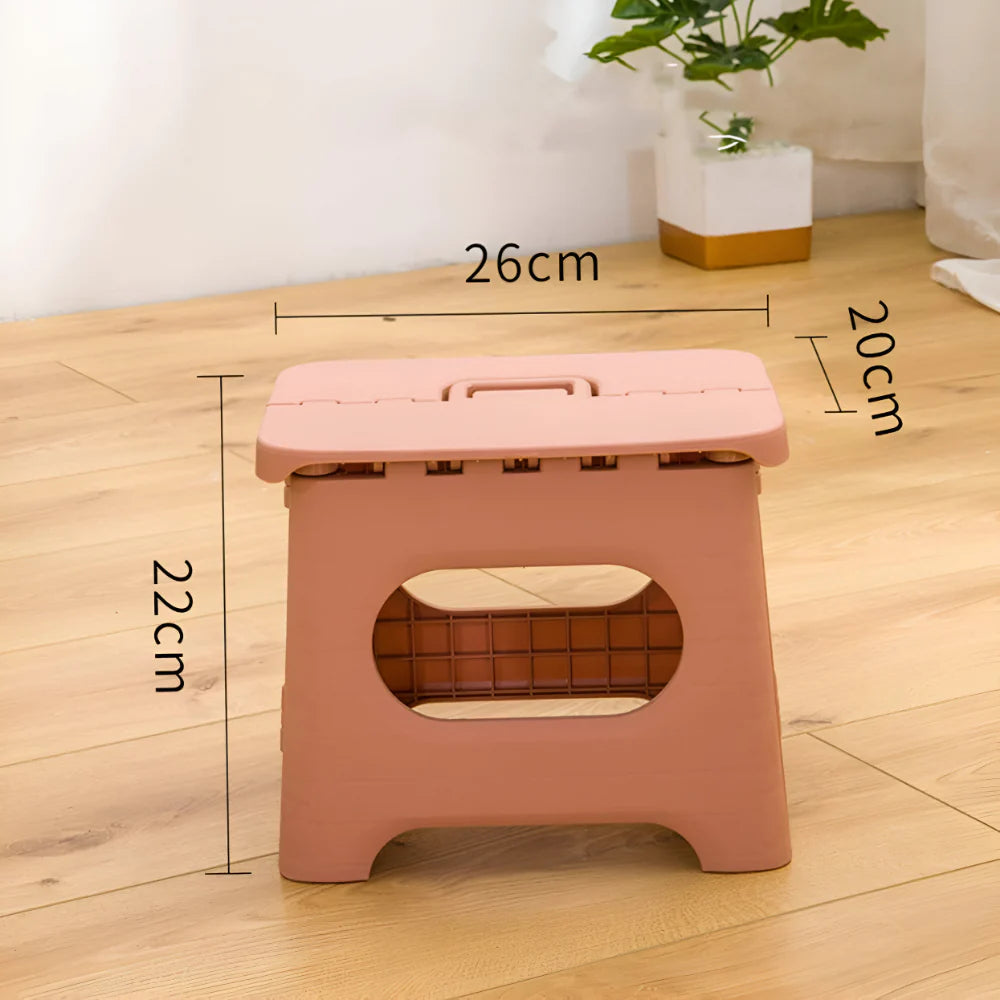 Portable Plastic Folding Step Stool for Home Use