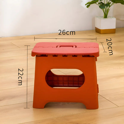 Portable Plastic Folding Step Stool for Home Use