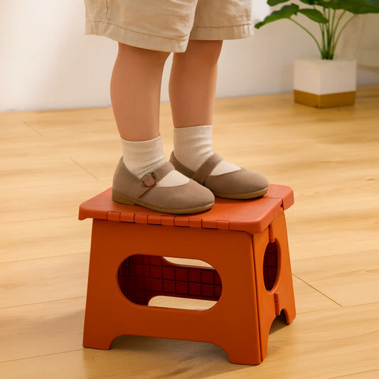 Portable Plastic Folding Step Stool for Home Use