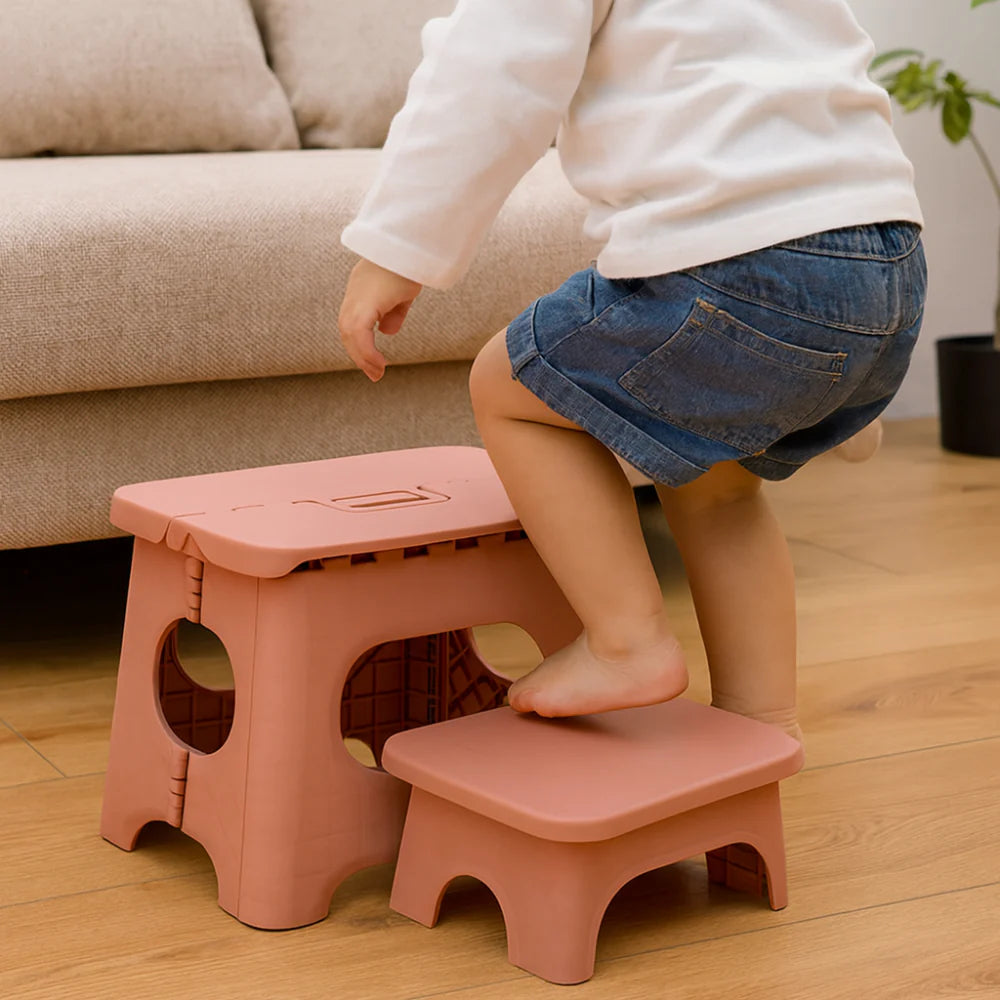 Portable Plastic Folding Step Stool for Home Use