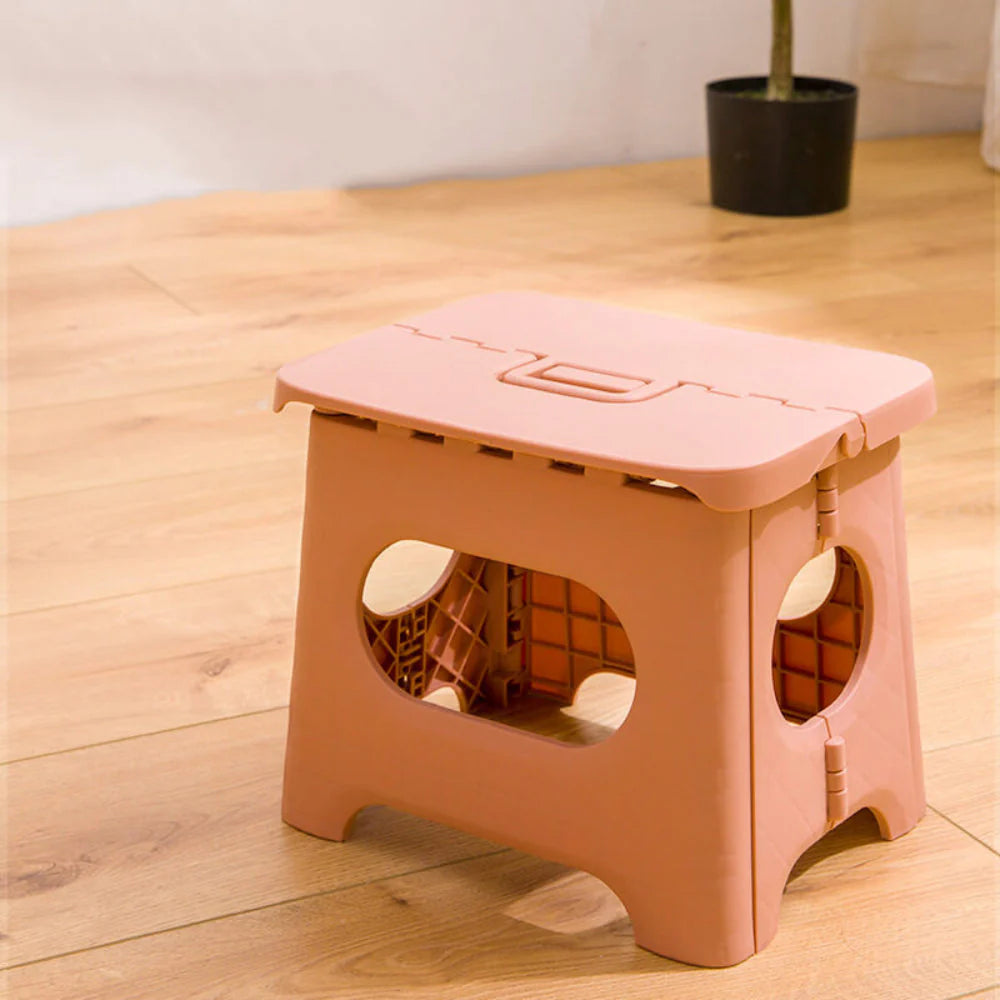 Portable Plastic Folding Step Stool for Home Use