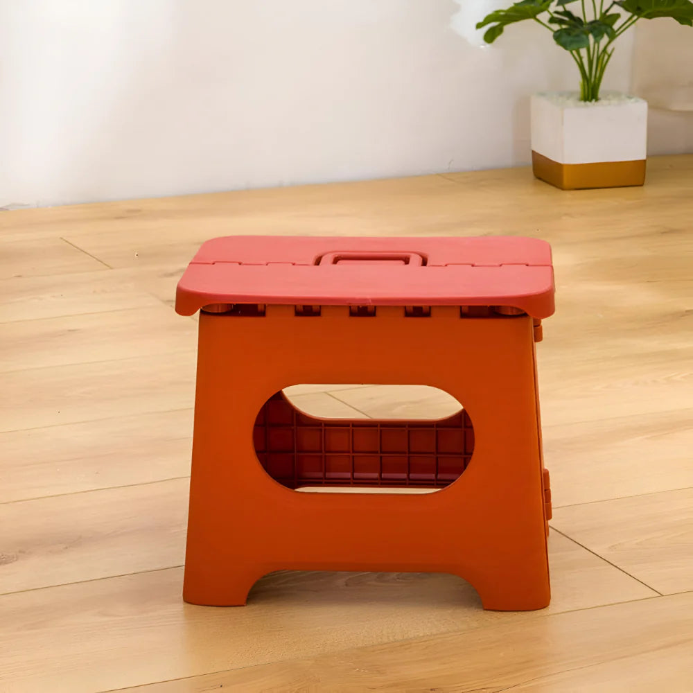 Portable Plastic Folding Step Stool for Home Use