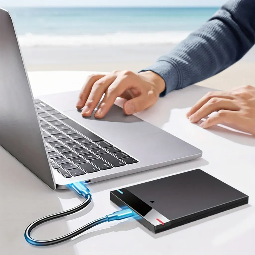 Portable Slim SSD 320GB USB External Storage Backup Drive