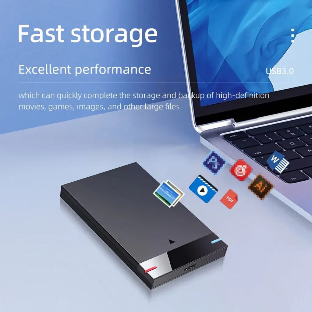 Portable Slim SSD 320GB USB External Storage Backup Drive