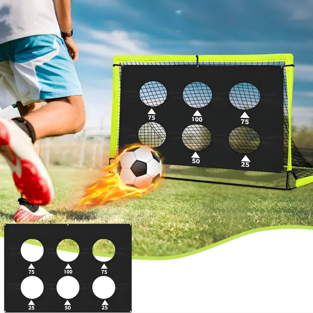 Portable Soccer Training Goal Net for Accurate Shooting Practice