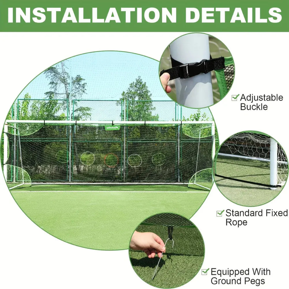 Portable Soccer Training Net for Shooting Practice