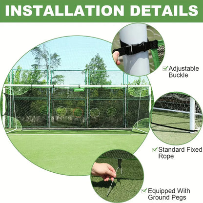 Portable Soccer Training Net for Shooting Practice