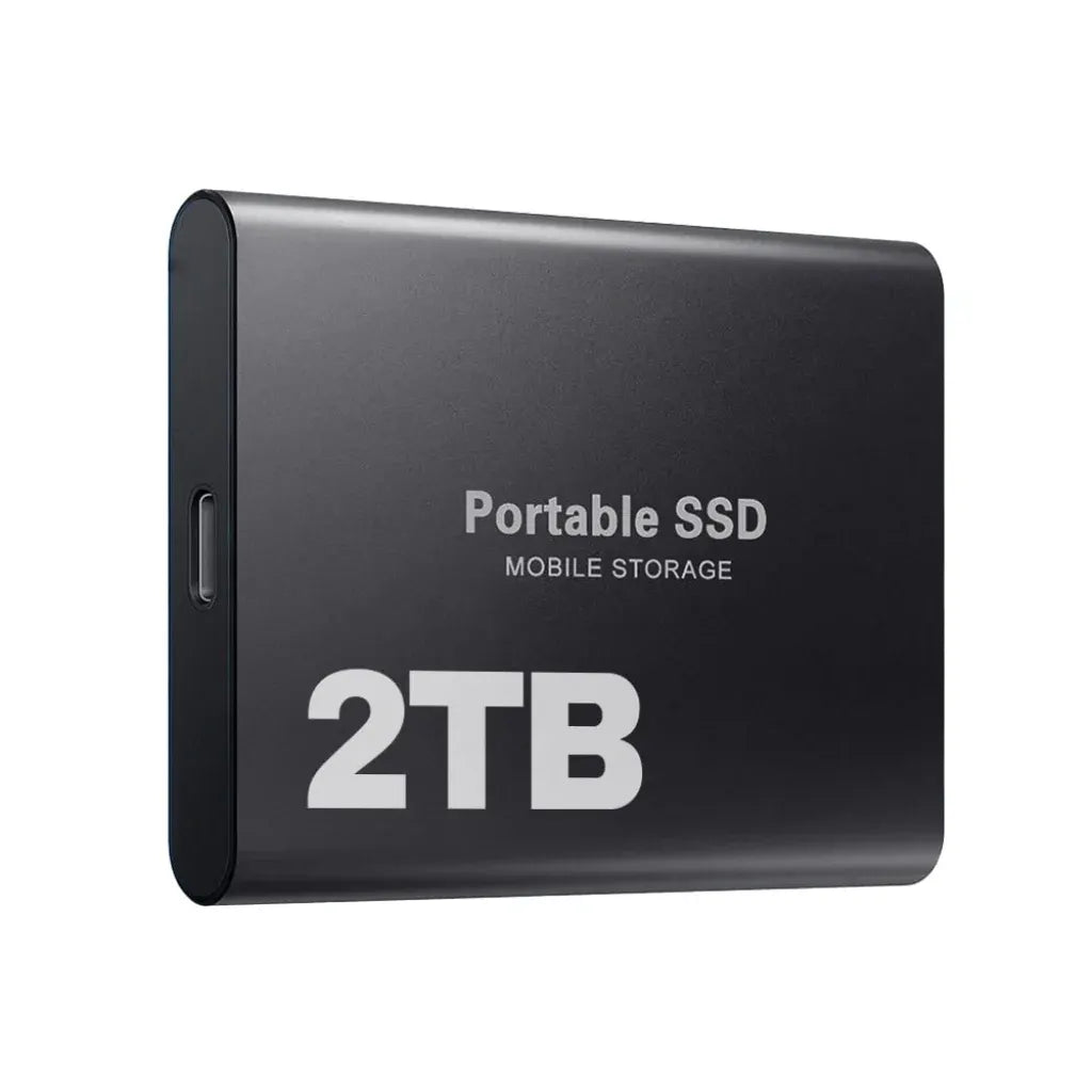 Portable SSD 2TB USB-C External Solid State Mobile Storage Drive
